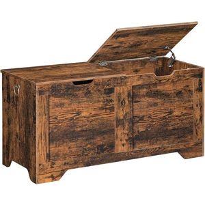 Lavice s úložným prostorem Vasagle Byvak 100 cm hnědá vyobraziť