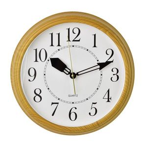 Nástěnné hodiny RAMSEY 30 cm bílé/dřevěný motiv vyobraziť