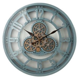 Nástěnné hodiny RAMSEY 50 cm modré vyobraziť