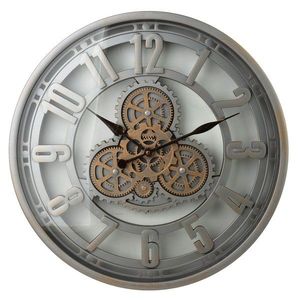 Nástěnné hodiny RAMSEY 50 cm stříbrné vyobraziť