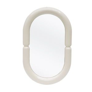 Nástěnné zrcadlo POSTER 50x80 cm bílé vyobraziť