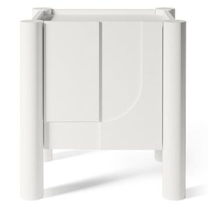 Noční stolek Lunaria 50 cm bílý vyobraziť