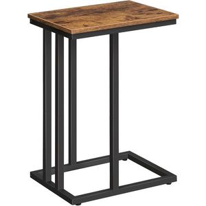 Odkládací stolek Vasagle Malis 38 cm černý/hnědý vyobraziť