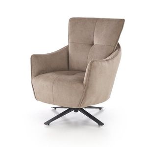 Otočné čalouněné křeslo SCAMPI cappuccino vyobraziť