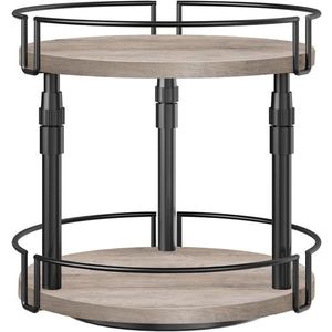 Otočný stojan na kořenky Vasagle Soreli šedý/černý vyobraziť