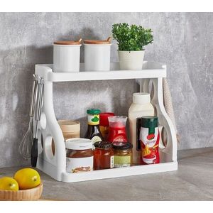 Policový kuchyňský organizér KILLI bílý vyobraziť