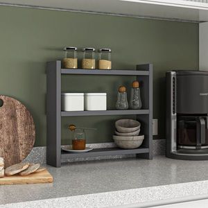 Policový kuchyňský organizér KINIE I. antracitový vyobraziť