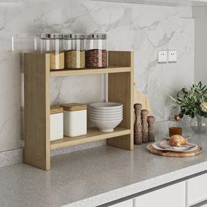 Policový kuchyňský organizér KINNIE dub safírový vyobraziť