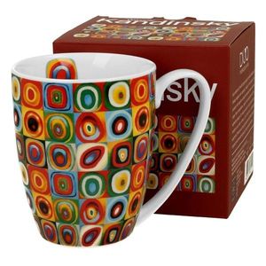 Porcelánový hrnek Classic Kandinsky Squares with Circles 360 ml vícebarevný vyobraziť