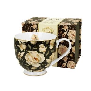 Porcelánový hrnek English Roses Black 530 ml vícebarevný vyobraziť