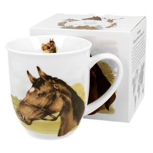 Porcelánový hrnek HORSIE 400 ml krémově bílý vyobraziť