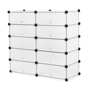 Regál Domina biely/transparent vyobraziť