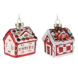 Sada 12 ks vánočních ozdob HOME 8 cm červená vyobraziť