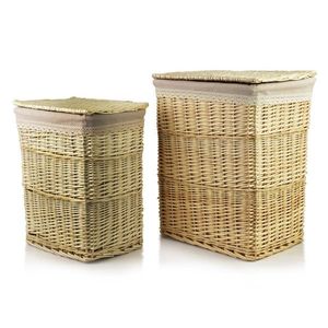 Sada 2 ks košů na prádlo PINO hnědá vyobraziť