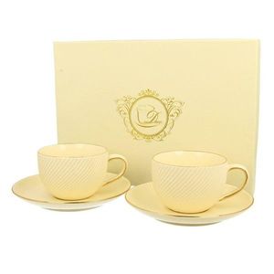 Sada 2 ks porcelánových hrnků Ecru Ice Cream 220 ml ecru vyobraziť