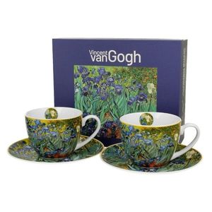 Sada 2 ks porcelánových šálků Van Gogh Irises 250 ml vícebarevná vyobraziť