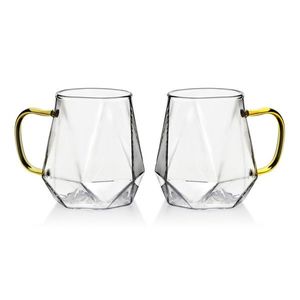 Sada 2 ks skleněných hrnků 300 ml čirá vyobraziť