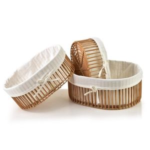 Sada 3 ks košíků WILL béžová/hnědá vyobraziť