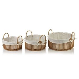 Sada 3 ks košíků WILL IV. hnědá/béžová vyobraziť