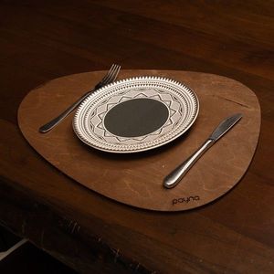 Sada 4 ks dřevěných prostírání WOODY wenge vyobraziť