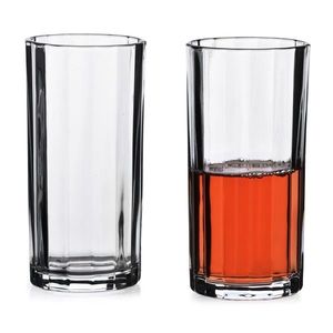 Sada 4 ks vysokých sklenic ELISE STRIPES 360 ml čirá vyobraziť