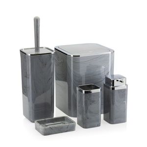 Sada koupelnových doplňků GRIS II šedý mramor vyobraziť