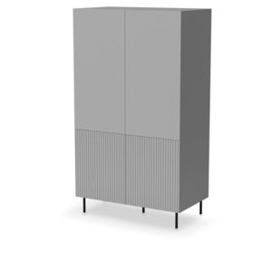 Šatní skříň Asensio 185 cm šedá vyobraziť