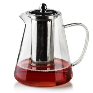 Skleněná čajová konvice PETER 1, 3 l čirá/nerez vyobraziť