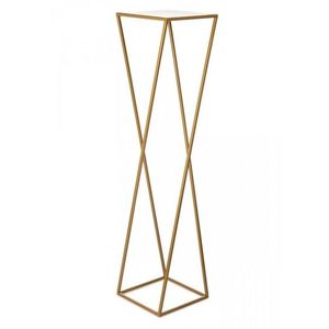 Stojan na kvety Edo 100 cm zlatý vyobraziť