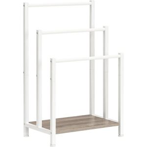 Stojan na ručníky Vasagle Leon hnědý/bílý vyobraziť