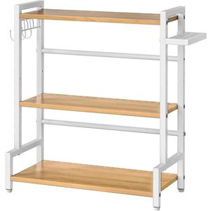 Stolní kuchyňský regál Vasagle Noby 43 cm hnědý/bílý vyobraziť