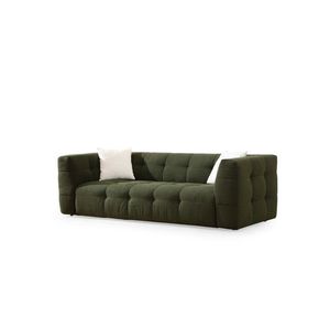 Třímístná pohovka Cady 235 cm zelená vyobraziť