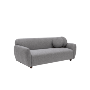 Třímístná pohovka Eddy 223 cm světle šedá vyobraziť