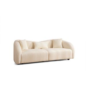 Třímístná pohovka Venedik 236 cm krémová vyobraziť