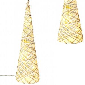 Vánoční LED stromek HOLLY 60 cm teplá bílá vyobraziť