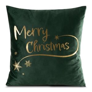 Vánoční povlak na polštář JOY XIII 45x45 cm zelený vyobraziť