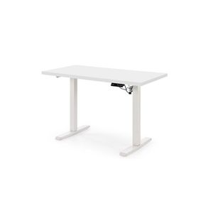 Výškově nastavitelný psací stůl BEEFOR bílý vyobraziť