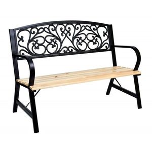 Záhradná lavička Tito oceľovo-liatinová vyobraziť