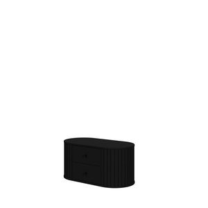 Závěsná skříňka pod umyvadlo Venezia 2S 95, 4 cm černá vyobraziť