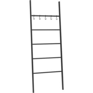 Žebřík na ručníky Vasagle Rustline hnědý/černý vyobraziť