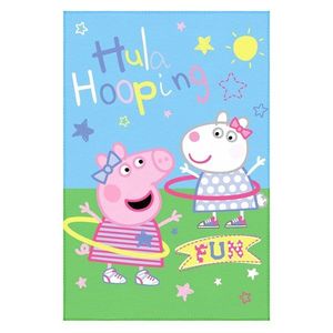 Jerry Fabrics Fleecová deka Prasiatko Peppa - Hula Hooping | 100 x 150 cm vyobraziť