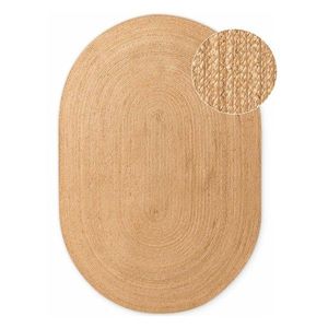 Obojstranný/ručne tkaný jutový koberec v prírodnej farbe 160x230 cm Braided – Hanse Home vyobraziť