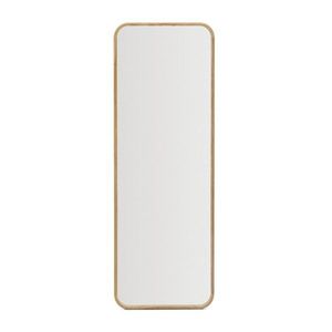 Nástenné zrkadlo s dreveným rámom 54x154 cm Milsa – Kave Home vyobraziť