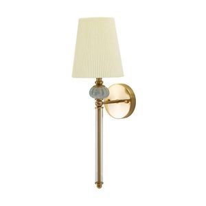 Biele/v zlatej farbe nástenné svietidlo Warsaw – Mauro Ferretti vyobraziť