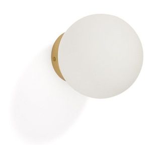 Biele/v zlatej farbe nástenné svietidlo ø 15 cm Brisia – Kave Home vyobraziť