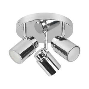 Kovové bodové svietidlo v lesklej striebornej farbe Angelo - Trio vyobraziť