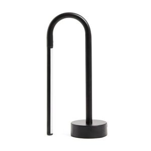 Čierna kovová LED stolová lampa (výška 30 cm) Bow – Kave Home vyobraziť