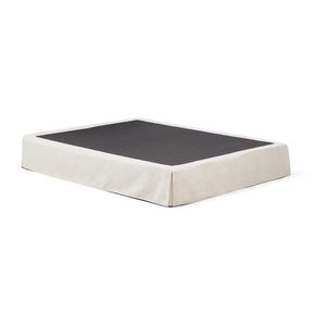 Biela čalúnená dvojlôžková posteľ bez čela 160x200 cm Jaira – Kave Home vyobraziť