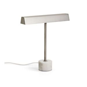 Kovová stolová lampa v striebornej farbe (výška 32, 5 cm) Lynor – Kave Home vyobraziť