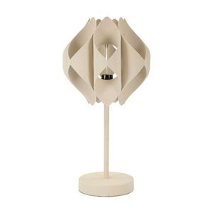 Béžová stolová lampa s kovovým tienidlom (výška 57 cm) Space – Mauro Ferretti vyobraziť